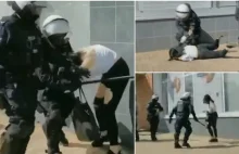 Zarzuty dla kobiety, uderzonej pałką przez policjanta w Głogowie.