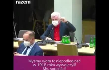 Ikonowicz gasi kuca Berkowicza jak huragan świeczkę