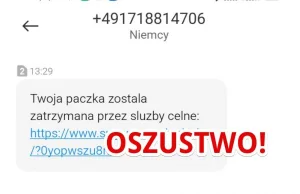 ⚠️ Uwaga na SMS “Twoja paczka została zatrzymana przez służby celne”