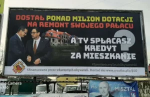 SSO edukuje wschodnią Polskę serią billboardów z Obajtkiem