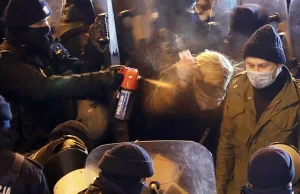 Policjant użył gazu wobec Barbary Nowackiej. Prokuratura odmówiła śledztwa