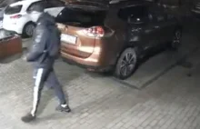 Próba kradzieży samochodu na walizkę w podwarszawskim Józefosławiu