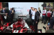 Kubica wyjaśnia Dudzie, jak jeździć bolidem Alfy Romeo
