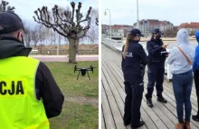 Wysyp mandatów. Sopocka policja sprawdzi dronem, czy nosisz maseczkę FOTO-WIDEO