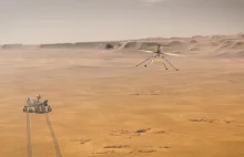 Pierwszy lot helikoptera Ingenuity na Marsie - trwa odliczanie do startu