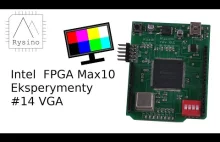VGA - Intel FPGA Max10 Eksperymenty #14 [PL]