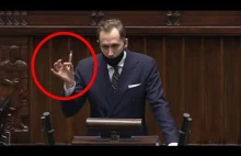 Konrad Berkowicz przyniósł jointa do Sejmu i domaga się legalizacji