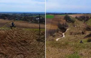 Dziki rajd po zabytkowym grodzisku. Policji udało się namierzyć motocrossowca