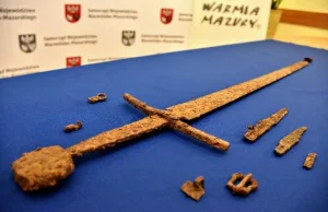 Sensacyjne odkrycie pod Olsztynem. Znaleziono nagi miecz grunwaldzki