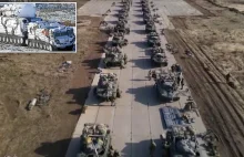 Rosyjskie czołgi na granicy z Ukrainą są nadmuchiwane? Artykuł w j. Angielskim.