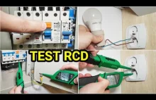 Jak przetestować wyłącznik różnicowoprądowy RCD? Przycisk TEST, Tester, Żarówka