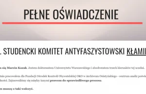 Oskarżony o gwałt na studentce dziennikarz http://oko.press wydał oświadczenie