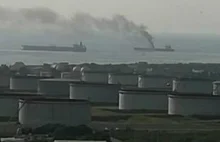 Płonie irański tankowiec u wybrzeży Syrii