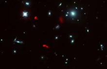Dzięki soczewkowaniu grawitacyjnemu ALMA odkrywa rotującą młodą galaktykę