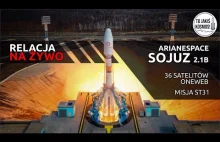 Relacja LIVE: Start rakiety Sojuz z misją ST31
