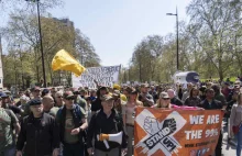 Londyn: Tysiące ludzi protestowało przeciw restrykcjom epidemicznym