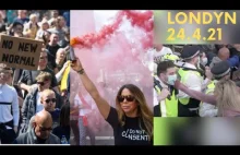 Tak to się robi w Londynie. Protest 24.4.2021
