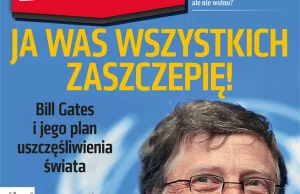 „Do Rzeczy” krytykowane za okładkę ze szczepiącym Billem Gatesem