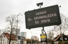 Ograniczenie do 50 km/h z 70 km/h, Grunwaldzka, główna arteria Trójmiasta.