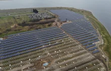 Słoneczna elektrownia z lotu ptaka. Będzie największa w Polsce