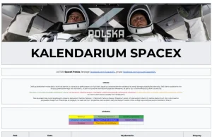 Kalendarium SpaceX