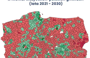 Demograficzna przyszłość Polski. Gdzie ubędzie najwięcej mieszkańców? [MAPA]