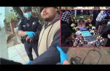 Nagranie pokazuje policjanta klęczącego na Mario Gonzalezie przed śmiercią