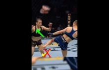 Rose Namajunas vs Zhang Weili. Nokaut w spowolnieniu.