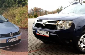 Używana 10-letnia Dacia Duster droższa od Volkswagena Golfa
