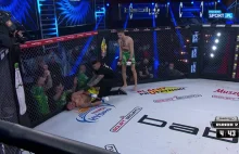 Brutalny nokaut Piotra Kacprzaka na gali Babilon MMA 21