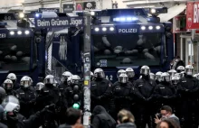Demonstracja radykalnej lewicy w Berlinie. Ranni policjanci