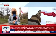 TVP kłamie: "największa flaga na świecie" wcale nie wisi w Świnoujściu