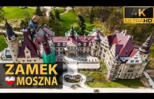 Zamek Moszna Poland | drone | 4K