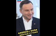 Krótkie pytanie do Andrzeja Dudy