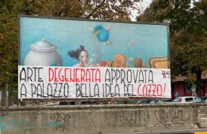 Włochy: satanistyczno-pedofilskie plakaty w przestrzeni publicznej