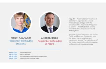 Prezydenci Estonii i Polski porozmawiają o Trójmorzu i zielonym ładzie