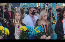 Ukraina 28 kwietnia w Kijowie odbył się marsz pogrobowców SS-Galizien