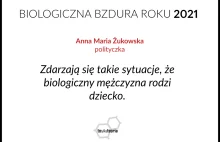 Anna M. Żukowska (Lewica) nominowana do Biologicznej Bzdury 2021
