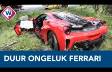 Pijany Holender rozbił Ferrari warte 350 tys. euro