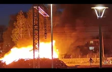 Pożar w Letnicy, cała akcja straży pożarnej (9.5.2021)