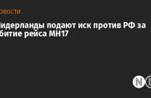 Holandia pozywa Rosję za zestrzelenie lotu MH-17