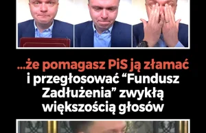 Płakał ze PIS łamie konstytucje ... potem złamał ją razem z PIS