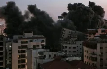 13-piętrowy wieżowiec w Gazie zawalił się po ataku izraelskich samolotów