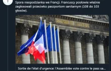 Francuscy posłowie zagłosowali przeciwko paszportom szczepionkowym