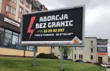 Spontaniczny Sztab Obywatelski rozkleił w Polsce plakaty „Aborcja bez granic"