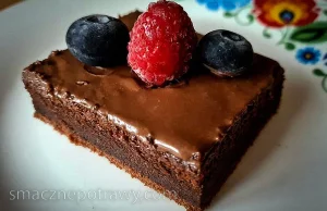 Klasyczne czekoladowe ciasto brownie - Smaczne potrawy