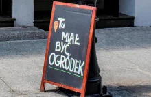 Bez zgody na ogródek restauracyjny. Wiceprezydent na FB: "na własne życzenie"