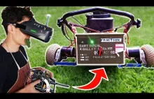 I Made A Robot Lawn Mower Controlled By VR!