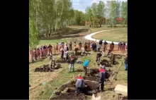 Rosja: odbyły się zawody w kopaniu mogił