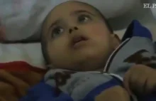 Dziecko zabrane z domu zbombardowanego przez Izrael. (UWAGA Bardzo poruszające)
